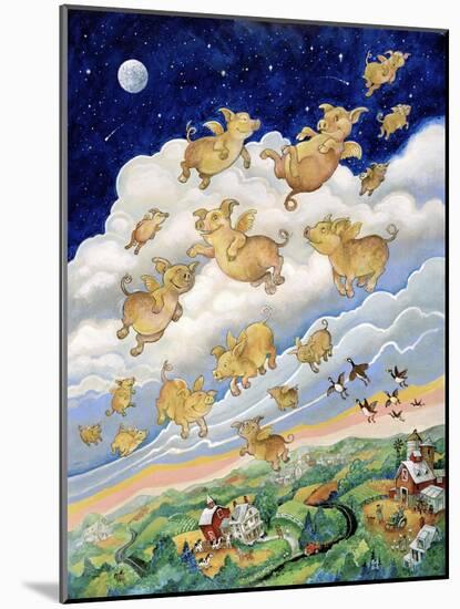 If Pigs Could Fly-Bill Bell-Mounted Giclee Print