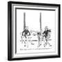 "If she wasn't such a bitch, she wouldn't have anything going for her." - New Yorker Cartoon-Marisa Acocella Marchetto-Framed Premium Giclee Print