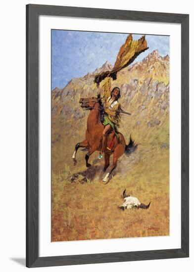 If Skulls Could Speak-Frederic Sackrider Remington-Framed Art Print