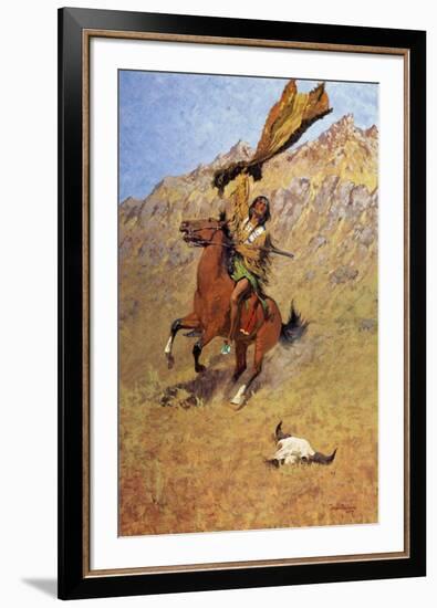 If Skulls Could Speak-Frederic Sackrider Remington-Framed Art Print