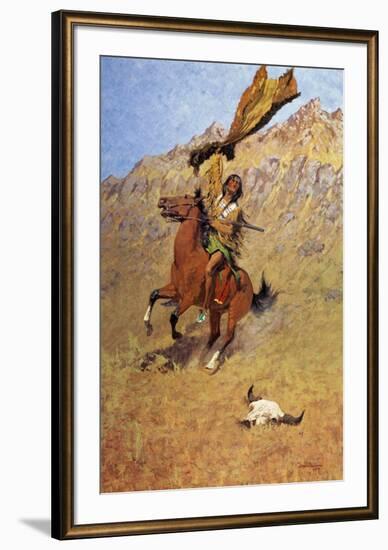 If Skulls Could Speak-Frederic Sackrider Remington-Framed Art Print