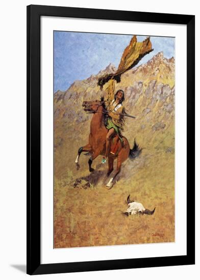 If Skulls Could Speak-Frederic Sackrider Remington-Framed Art Print