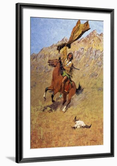 If Skulls Could Speak-Frederic Sackrider Remington-Framed Art Print