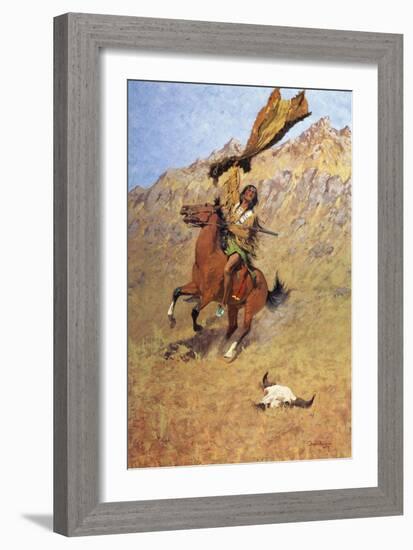 If Skulls Could Speak-Frederic Sackrider Remington-Framed Art Print