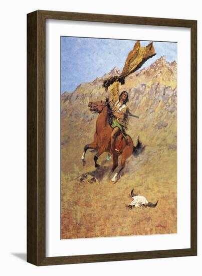 If Skulls Could Speak-Frederic Sackrider Remington-Framed Art Print