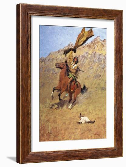 If Skulls Could Speak-Frederic Sackrider Remington-Framed Art Print