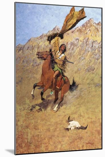 If Skulls Could Speak-Frederic Sackrider Remington-Mounted Art Print