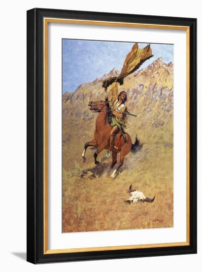 If Skulls Could Speak-Frederic Sackrider Remington-Framed Art Print