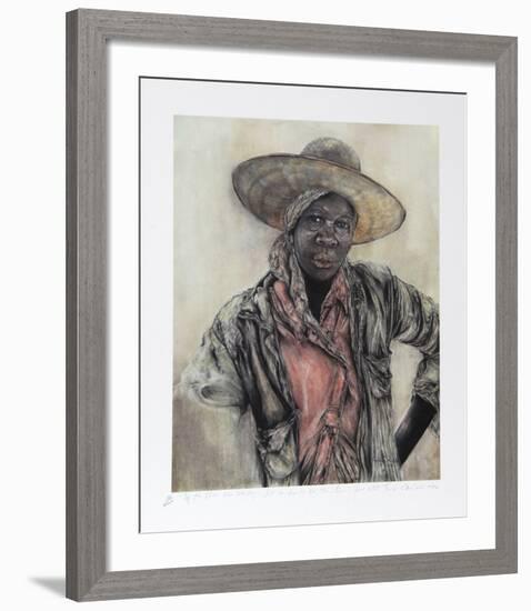 If The Blues Was Whisky, I'd Be Drunk All The Time!-Theadius McCall-Framed Collectable Print