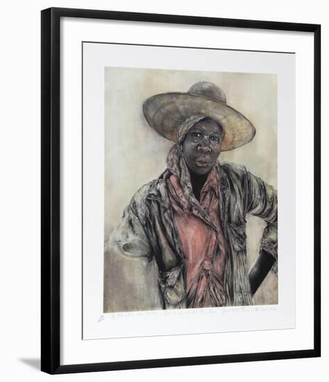 If The Blues Was Whisky, I'd Be Drunk All The Time!-Theadius McCall-Framed Collectable Print