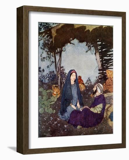 If the Dessert Were My Home, the Would I Let the World Go By, C1900-1950-Edmund Dulac-Framed Giclee Print