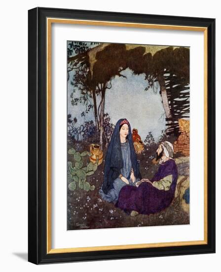 If the Dessert Were My Home, the Would I Let the World Go By, C1900-1950-Edmund Dulac-Framed Giclee Print