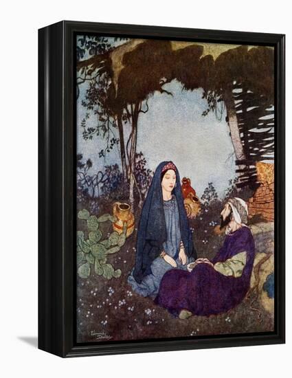 If the Dessert Were My Home, the Would I Let the World Go By, C1900-1950-Edmund Dulac-Framed Premier Image Canvas