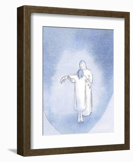 If We Become One with Christ in Suffering (Patiently Borne) We Become One with Him in Prayer, 2000-Elizabeth Wang-Framed Giclee Print