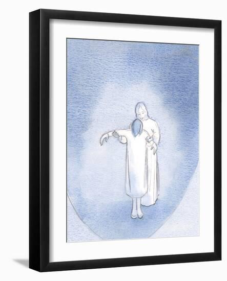 If We Become One with Christ in Suffering (Patiently Borne) We Become One with Him in Prayer, 2000-Elizabeth Wang-Framed Giclee Print