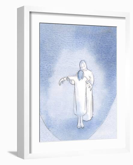 If We Become One with Christ in Suffering (Patiently Borne) We Become One with Him in Prayer, 2000-Elizabeth Wang-Framed Giclee Print