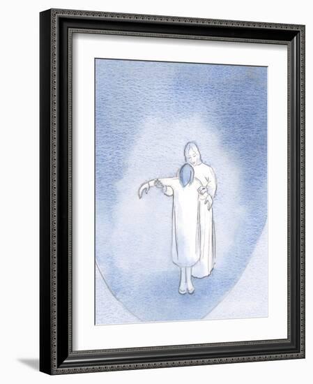 If We Become One with Christ in Suffering (Patiently Borne) We Become One with Him in Prayer, 2000-Elizabeth Wang-Framed Giclee Print