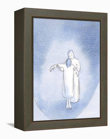 If We Become One with Christ in Suffering (Patiently Borne) We Become One with Him in Prayer, 2000-Elizabeth Wang-Framed Premier Image Canvas