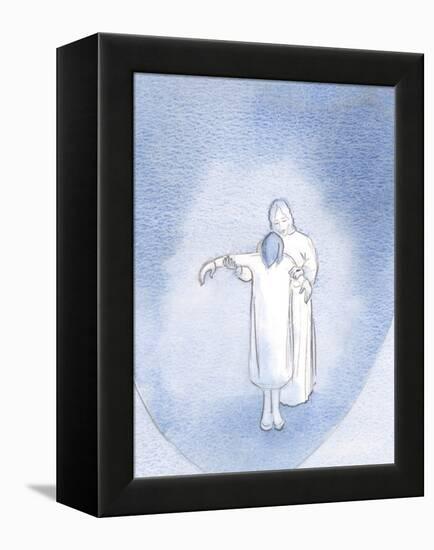 If We Become One with Christ in Suffering (Patiently Borne) We Become One with Him in Prayer, 2000-Elizabeth Wang-Framed Premier Image Canvas