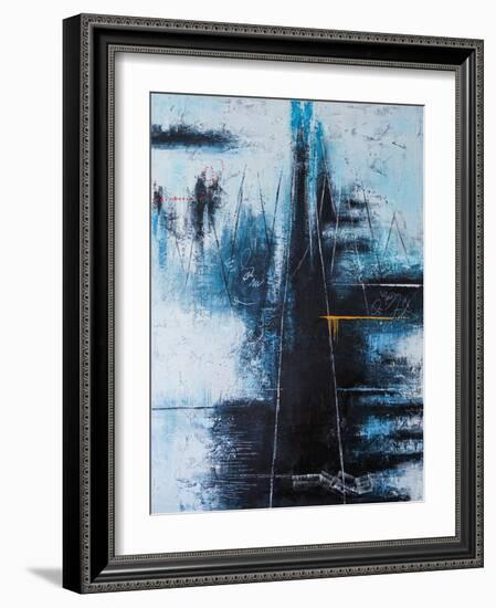 If you go to the blue mountain-Hyunah Kim-Framed Art Print