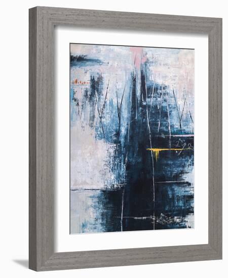 If you go to the mountain-Hyunah Kim-Framed Art Print