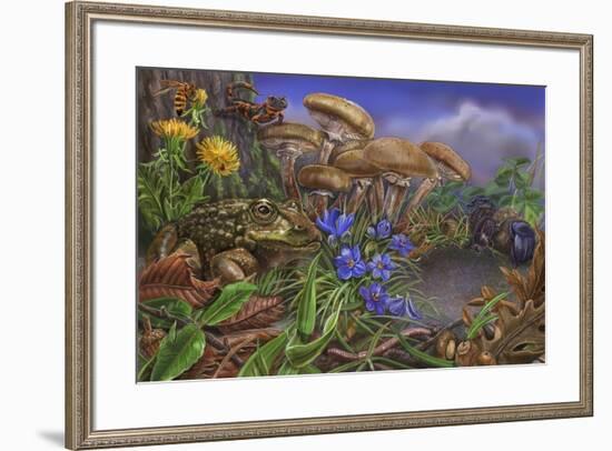 If You Love Honey Spread 18 And 19-Cathy Morrison Illustrates-Framed Giclee Print