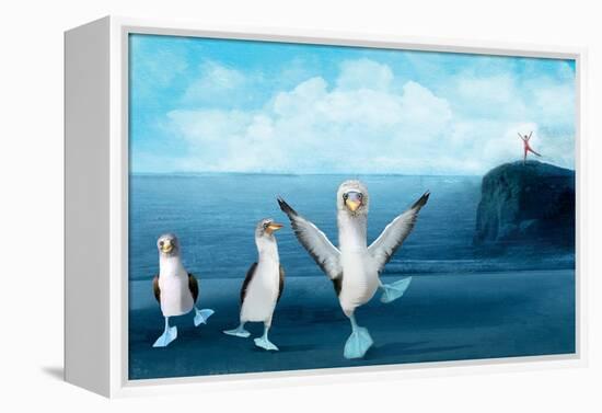 If You Were A Blue Footed Booby-Nancy Tillman-Framed Stretched Canvas