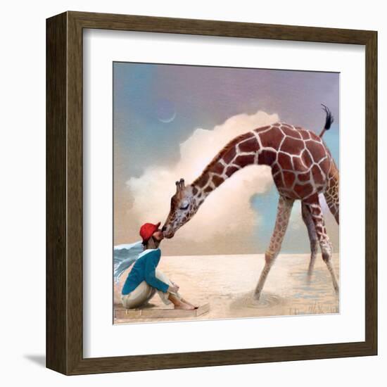 If You Were A Giraffe-Nancy Tillman-Framed Art Print