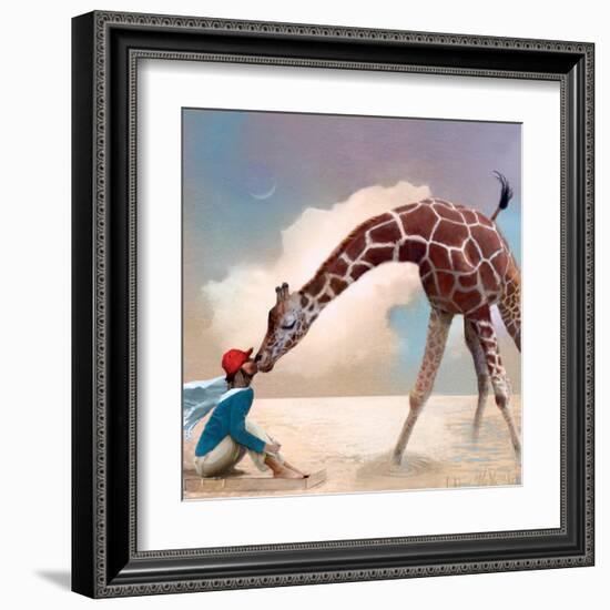 If You Were A Giraffe-Nancy Tillman-Framed Art Print