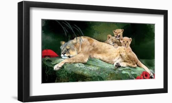 If You Were A Lion Cub-Nancy Tillman-Framed Premium Giclee Print