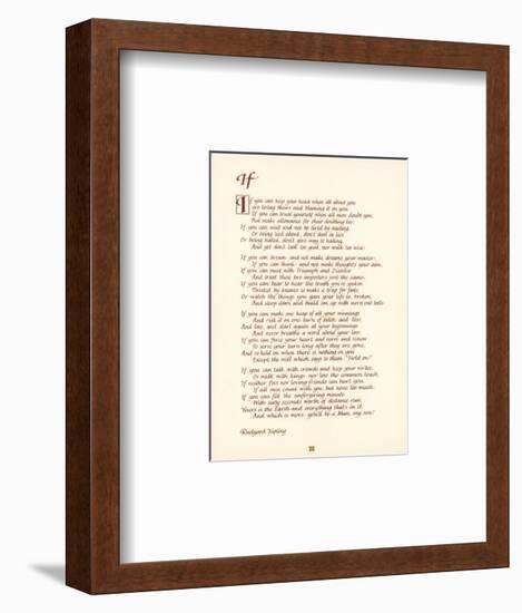 If-null-Framed Art Print