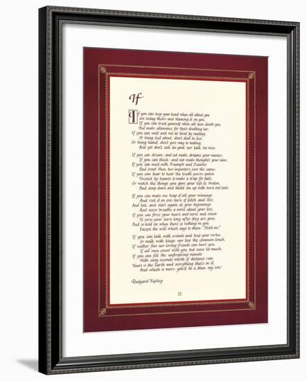 If-Rudyard Kipling-Framed Giclee Print