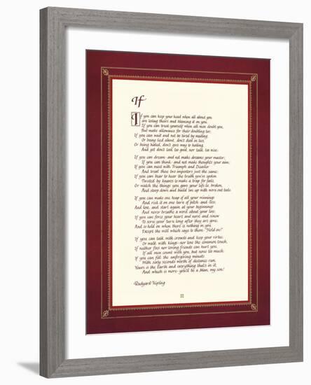 If-Rudyard Kipling-Framed Giclee Print