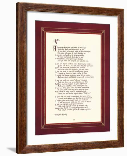 If-Rudyard Kipling-Framed Giclee Print