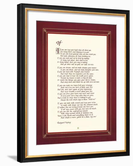 If-Rudyard Kipling-Framed Giclee Print