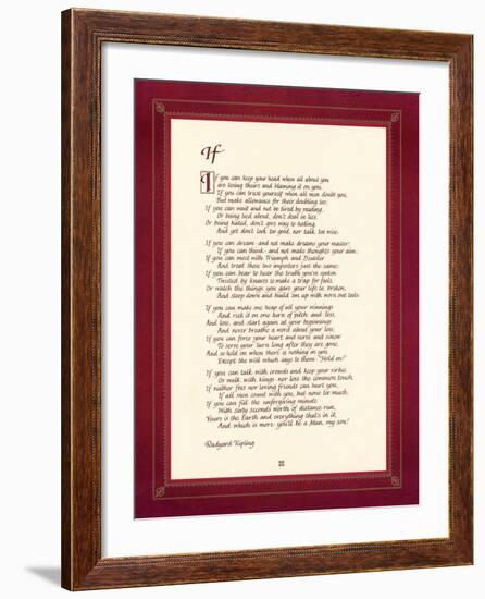 If-Rudyard Kipling-Framed Premium Giclee Print