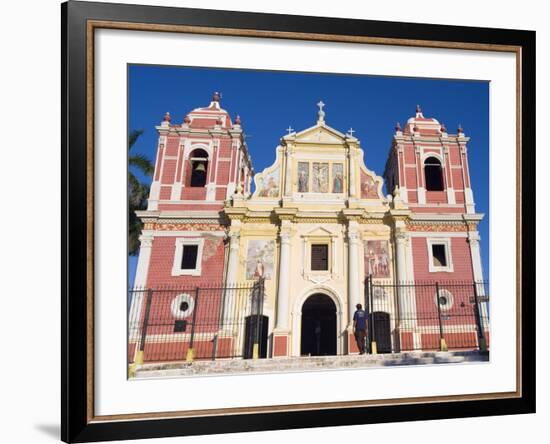 Igelsia El Calvario, Leon, Nicaragua, Central America-Christian Kober-Framed Photographic Print