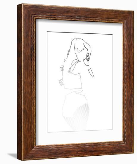 Iggy Azalea-Logan Huxley-Framed Art Print