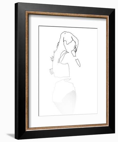 Iggy Azalea-Logan Huxley-Framed Art Print