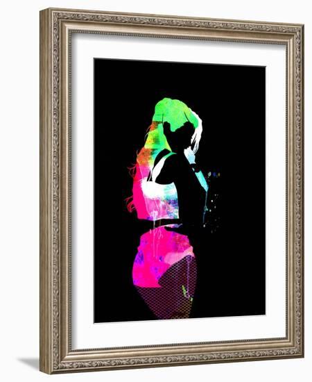 Iggy Watercolor II-Lana Feldman-Framed Art Print