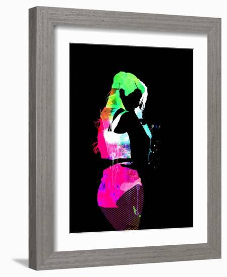 Iggy Watercolor II-Lana Feldman-Framed Art Print