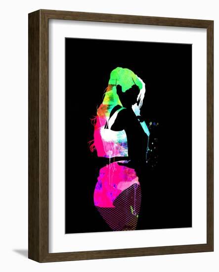 Iggy Watercolor II-Lana Feldman-Framed Art Print