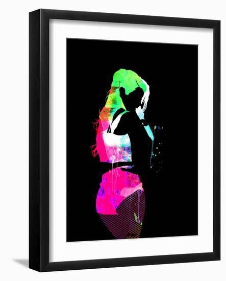 Iggy Watercolor II-Lana Feldman-Framed Art Print