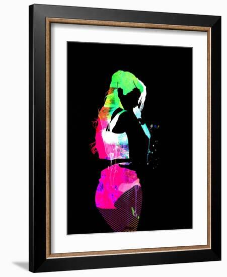 Iggy Watercolor II-Lana Feldman-Framed Art Print