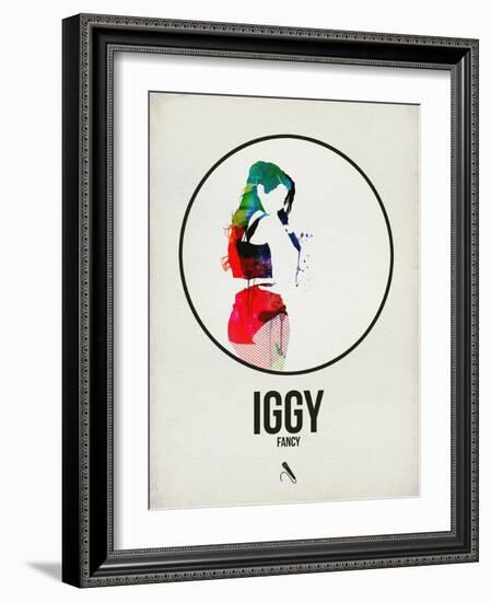 Iggy Watercolor-David Brodsky-Framed Art Print