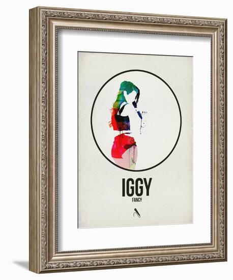 Iggy Watercolor-David Brodsky-Framed Art Print