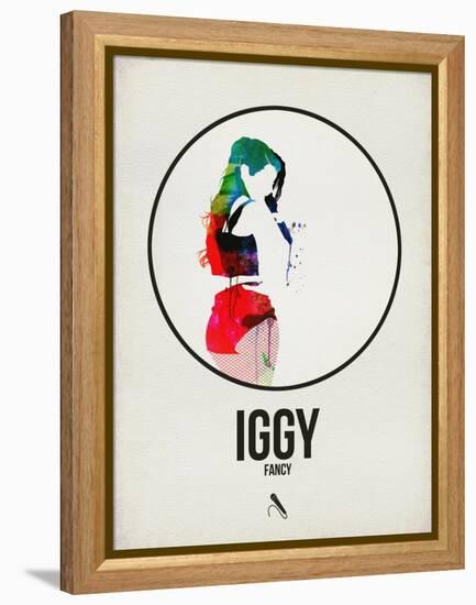 Iggy Watercolor-David Brodsky-Framed Stretched Canvas