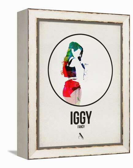 Iggy Watercolor-David Brodsky-Framed Stretched Canvas