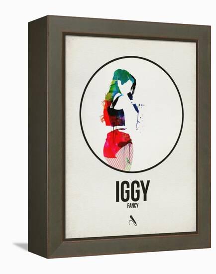 Iggy Watercolor-David Brodsky-Framed Stretched Canvas