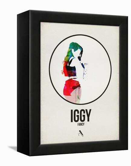 Iggy Watercolor-David Brodsky-Framed Stretched Canvas